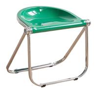C Acrylic Folding Chair Modern Space Saving Plastic Dining Seat for Home Kitchen Living Room Indoor & Outdoor Events Armless & Foldable Design