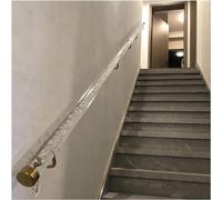 C Acrylic Indoor ir Rail Kit - Non-Slip Transparent Cryl Wall-Mounted with d Brackets - 4ft (120cm) - Ele Safe Solut for Contemporary Homes