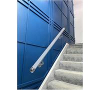 C Acrylic Indoor Railing 3ft-20ft | Bubble-Free Transparent Design with Stainless Steel Brackets | Wall-Mounted Safety Solution for Contemporary Homes