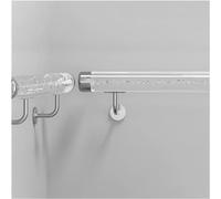 C AIC WallMounted Railing with C Handles Lucite for Home Loft & Porch Easy at Modern Silver h
