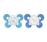 Chicco 00074913210000 Comfort Boy Soother, Silicone, Blue, 6-16 Months, [Assorted Models]
