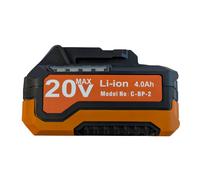 (C-BP-2 | Battery Pack - 4.0Ah) Cordless Grass Trimmer Edging Tool - Rotates and Tilts - Lightweight 1.5kg - Soft Grip Handle -Includes 20V Battery, Charger & Auto-Feed Line