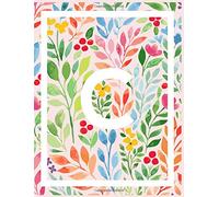C: C Monogram Journal - Personalized Journal With Initial C - Pink Floral Notebook - 120 Pages Monogram Initial C Notebook - 8.5 x 11“ Monogram C Notebook For Women And Girls