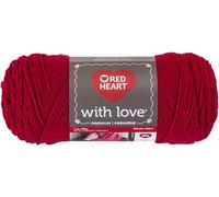 C&C Red Heart with Love Yarn 7oz 370yd Holly Berry