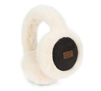 C.C Soft Winter Warm Adjustable Headband Ear Warmer Earmuffs, Smooth Furry Black/Ivory
