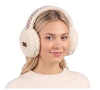C.C Soft Winter Warm Adjustable Headband Ear Warmer Earmuffs, Stitched Band Sherpa Ivory