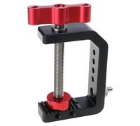 C Clamp Bracket Camera Mount Clamp Aluminum Alloy Camera Stand Bracket Fixed Holder Clip For Photography Camping Aluminum Alloy Stand Stable And Firm Clip Suitable For Most Photographic Equipment
