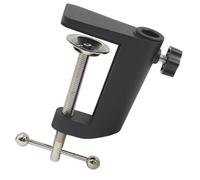 C-Clamp Cantilever Bracket, Desk Light Mounting Bracket, Adjustable Table Rod Stand with Clamps, for Microphone Arm and Desktop Table Lamp, 1Pack, Black