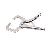 C clamp, Pad Wood Work Grip Vise Lock Jaw Swivel Fix Plier C Clamp Weld Clip Woodwork Pincer Tong(Fixed Head)