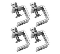 C-Clamp, Stainless Steel C Clamps for U-Desk Welding Construction Woodworking Metalworking 1-4 pcs(4pcs)