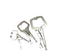 C Clamp Welding Clip, Heavy Duty Alloy Steel Tool for Woodworking, Fixing Pliers with Padded Grip for Precise Tenon Location and Woodwork Projects