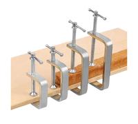 C Clamps G-Type Woodworking Fixture Steel Strong F-Clip Board Flat Clamping Device C-Type Rocker Carpentry DIY Fixed Clip for Woodworking Welding Mounting Fixed Repair Part(B)
