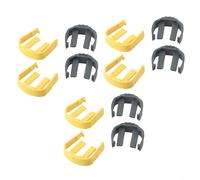 C Clip Replacement for Karcher K2 K3 Pressure Washer Trigger Hose Lock Connector Fits for Part 5.037-333.0 Yellow Grey(12 PCS)
