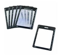 C cmoredetail 6 Credit Card Size 3X Magnifiers, Each with 3X Fresnel Lens, Versatile Pocket Magnifier for Reading Menus or ID Badge Holders