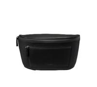 C Coiro Leather Camera Belt Bag - Made from Bamboo Eco Leather, Black Color