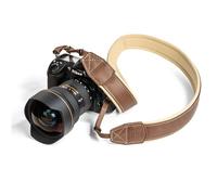 C Coiro Padded Leather Camera Strap, Shoulder Strap, Genuine Leather Neck Strap for DSLR/SLR, Brown, One size