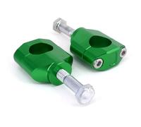 C Compatible With CRF250R 2004-2018 For CRF450R 2002-2018 For CRF450L 2019 2020 Motorcycle Handle Bar Riser Handlebar Bar Risers Bar Clamps(Green)