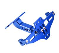 C Compatible With For ZX10R 2005-2023 Scooter License Plate Holder Turn Signal Light Tail Tidy Mudguard Eliminator Replacement(Blue)