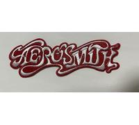 C&D Visionary Aerosmith Name Logo Patch, Red, White