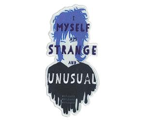 C&D Visionary Beetlejuice Strange & Unusual Patch, White, Blue, Black