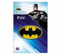 C&D Visionary DC Comics Batman Logo Metal Lapel Pin, Yellow, Black