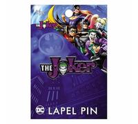C&D Visionary DC Comics The Joker Metal Lapel Pin, Purple, Black