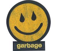 C&D Visionary Garbage Smiley Patch, Yellow, Black