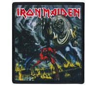 C&D Visionary Iron Maiden Number of The Beast Patch, Red, Black
