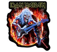 C&D Visionary Iron Maiden Ring of Fire Sticker, Black, red