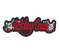 C&D Visionary Motley Crue Feelgood Logo Patch, Red, Black