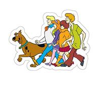 C&D Visionary Scooby Doo The Gang Sticker, Multi-Colored