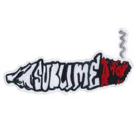 C&D Visionary Sublime Joint Patch, White, Black, Red