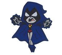C&D Visionary Teen Titans Go Raven Patch, Blue, Grey, Black