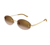 Cartier Woman Sunglass CT0592S - Frame color: Gold, Lens color: Brown
