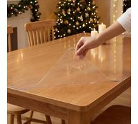 C Desk Protector Mat 27 x 51 in - Non-Slip PVC Table Cover for Office, Writing, Dining, Coffee Table & Dresser - Protect, Multi-Size Opts Available