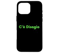 C’è Disagio Ironica Meme Italiano Case for iPhone 16 Pro Max