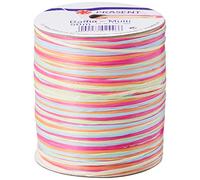 C.E. Pattberg Biodegradable Ribbon, Pink-Yellow, 50 meter spool