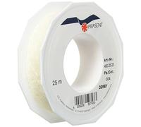 C.E. Pattberg DERBY Decorative Ribbon in Cream, 27 yards of Lace Ribbon for Gift Wrapping, 1 inch width, Accessories for Decoration & Handicrafts, Decoration Tape for Wrapping Presents