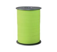 C.E Pattberg Gift Ribbon - lime green Matt, 200 m Ribbon In Paperlook For Wrapping Gifts, 10 mm Width, Create Beautiful Floral And Baby Shower Decorations, Pastel Balloon Ribbons - For Every Occasion