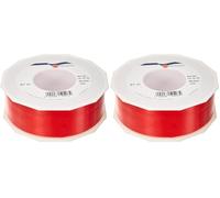 C.E. Pattberg Präsent 40 mm 91 m Ribbon Curling America, Red (Pack of 2)