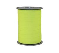 C.E. Pattberg Präsent - Bicolour Curling Ribbon Lime-Light Green 10 mm width, 200 m length