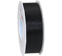 C.E. Pattberg Präsent - Europa Taffeta Ribbon Black 40 mm width, 50 m length