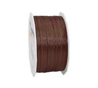 C.E. Pattberg Präsent - Europa Taffeta Ribbon Brown 10 mm width, 50 m length