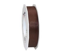 C.E. Pattberg Präsent - Europa Taffeta Ribbon Brown 25 mm width, 50 m length