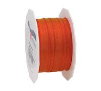 C.E. Pattberg Präsent - Four Seasons Organza wired edge Ribbon Blazing Red 10 mm width, 25 m length