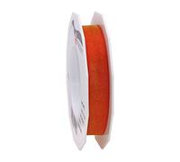 C.E. Pattberg Präsent - Four Seasons Organza wired edge Ribbon Blazing Red 15 mm width, 25 m length
