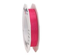 C.E. Pattberg Präsent - Four Seasons Organza wired edge Ribbon Coral 15 mm width, 25 m length
