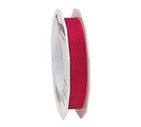 C.E. Pattberg Präsent - Four Seasons Organza wired edge Ribbon Raspberry 15 mm width, 25 m length