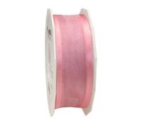 C.E. Pattberg Präsent - Marseille Wired Organza Ribbon Light Pink 40 mm width, 25 m length