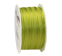 C.E. Pattberg Präsent - Marseille Wired Organza Ribbon Lime Green 10 mm width, 50 m length